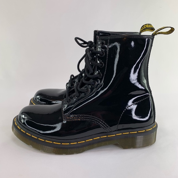 Dr. Martens Shoes - Doc Dr Martens 1460W Black Patent Leather Sz 8